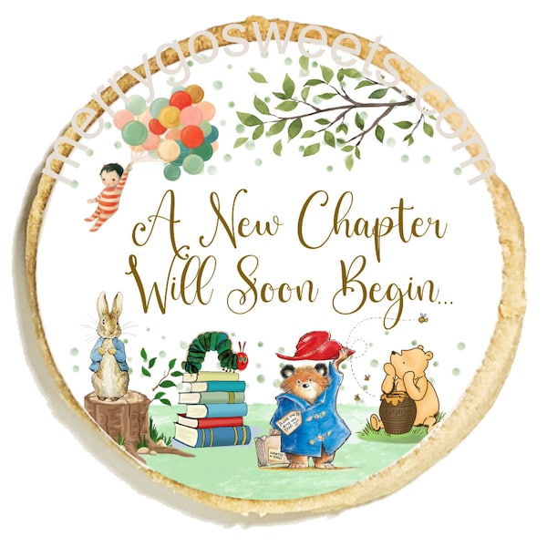 12 A New Chapter Storybook Characters Baby Shower Cookies First Birthday Favors