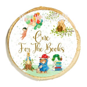 One For The Books Storybook Characters 12 First Birthday Baby Shower  Favor Cookies