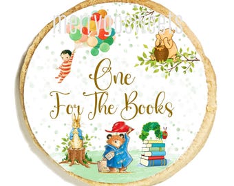 One For The Books Storybook Characters 12 First Birthday Baby Shower  Favor Cookies