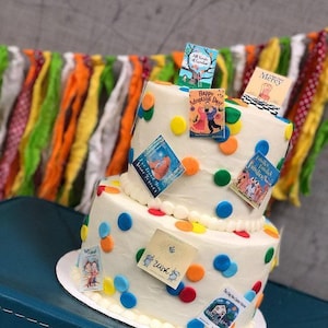 Edible Storybook Wafer Children's Cupcake Toppers 12 with Flat Rate Shipping