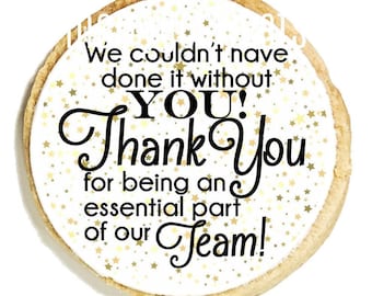Employee Appreciation Cookies 12 Corporate Gratitude Thank You Staff