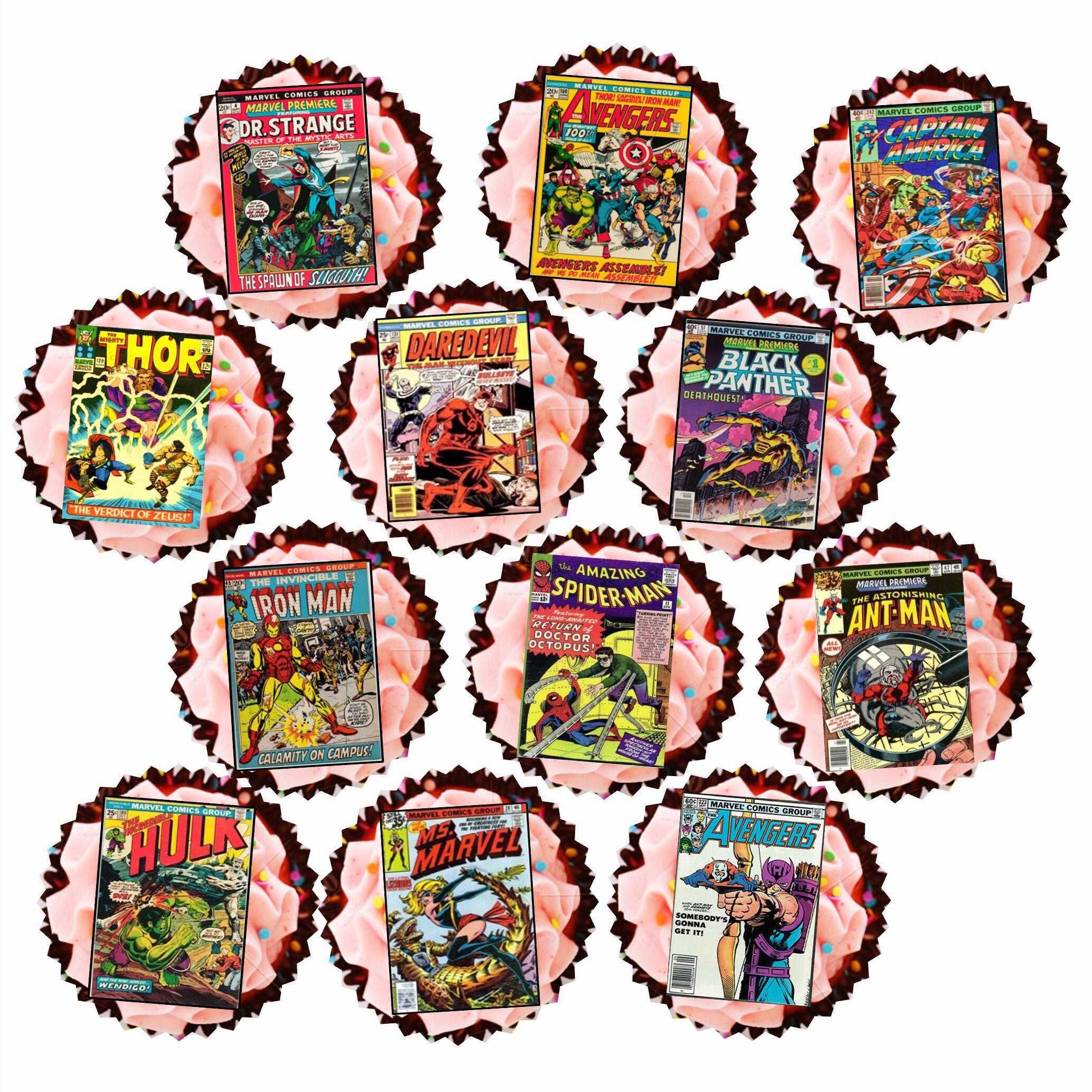 Dc Comic Cupcake Topper - Etsy