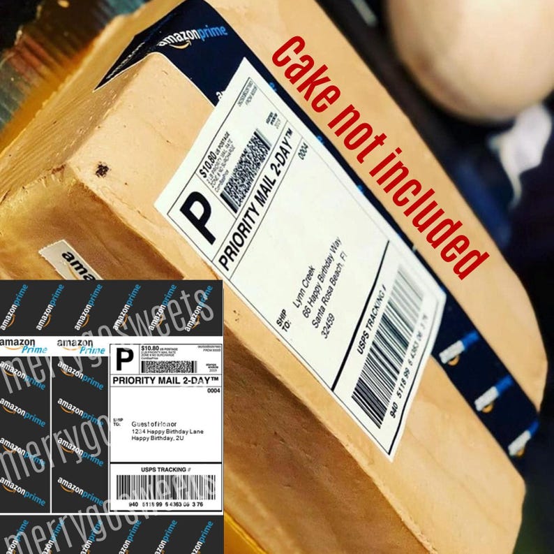 Decoración para tartas personalizada de Amazon, lámina de azúcar comestible para postres imagen 4