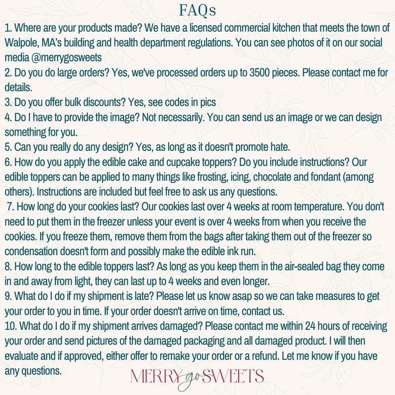 Decoración para tartas personalizada de Amazon, lámina de azúcar comestible para postres imagen 8