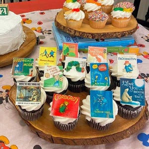 Edible Storybook Children's Cupcake Toppers with Flat Rate Shipping