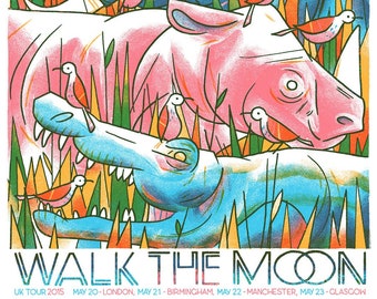 Walk The Moon UK Tour Poster 2015