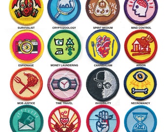 Alternative Scouting for Girls and Boys Merit Badges - FULL SET OF 24