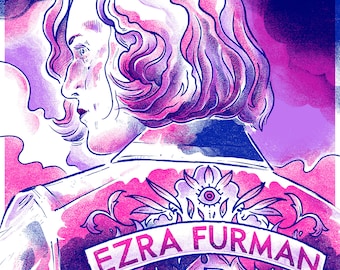 EZRA FURMAN Poster - End of the Road 2023