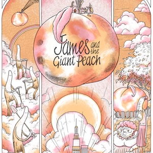 James and the Giant Peach Art Print