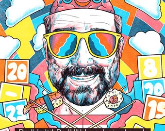 Adam Buxton - Green Man Festival 2015 Poster zum Ausdrucken