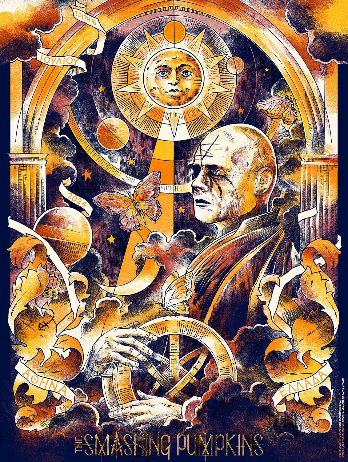 Smashing pumpkins poster - Etsy 日本