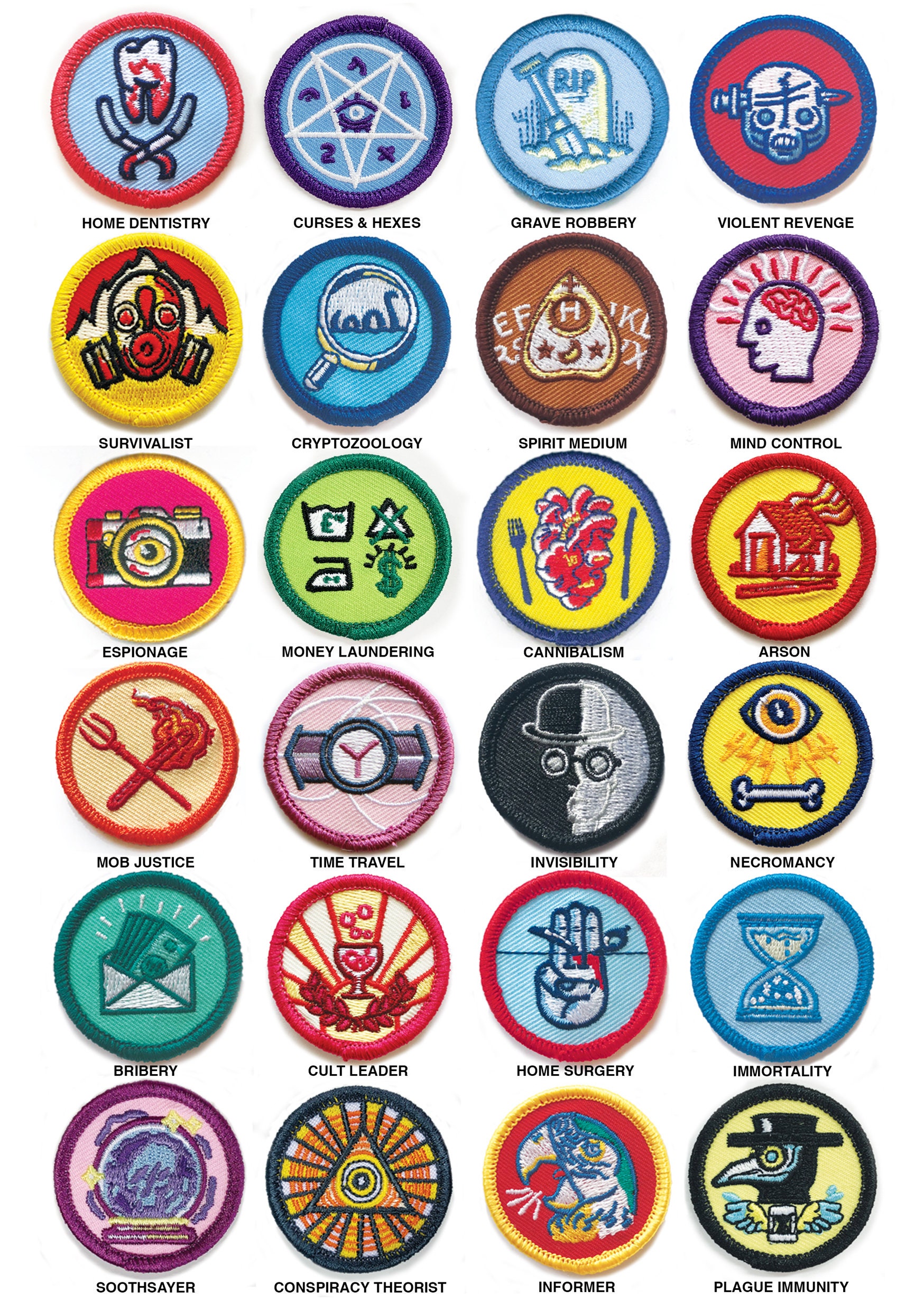 Scout patches –