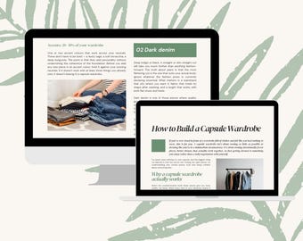 Capsule Wardrobe Guide – Sustainable Wardrobe Essentials (PDF Download)
