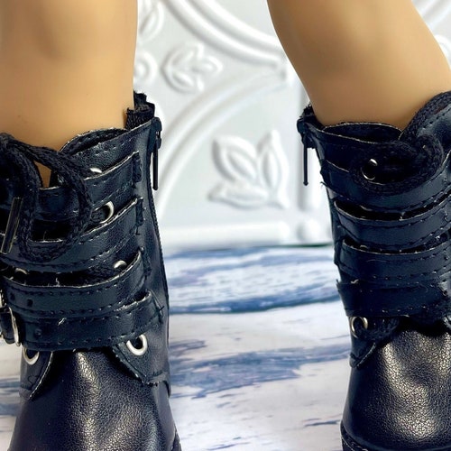 Doll Black TALL BOOTS Designed to Fit Like AMERICAN Girl Doll Etsy