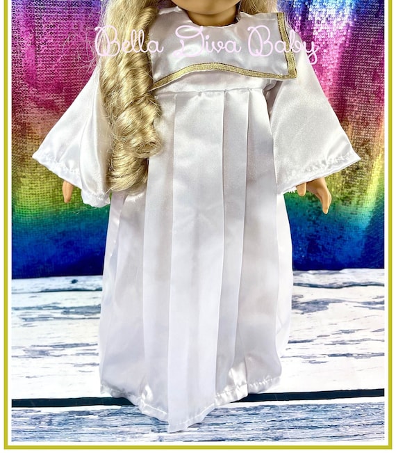 PERSONALIZED CAP, GRADUATION Gown White and Gold Designed to Fit 18 Inch Dolls -cap or Gown Custom Graduation Costume Outfit - Etsy PERSONALIZED CAP, GRADUATION Gown White and Gold Designed to Fit 18 Inch Dolls -cap or Gown Custom Graduation Costume Outfit - Etsy
