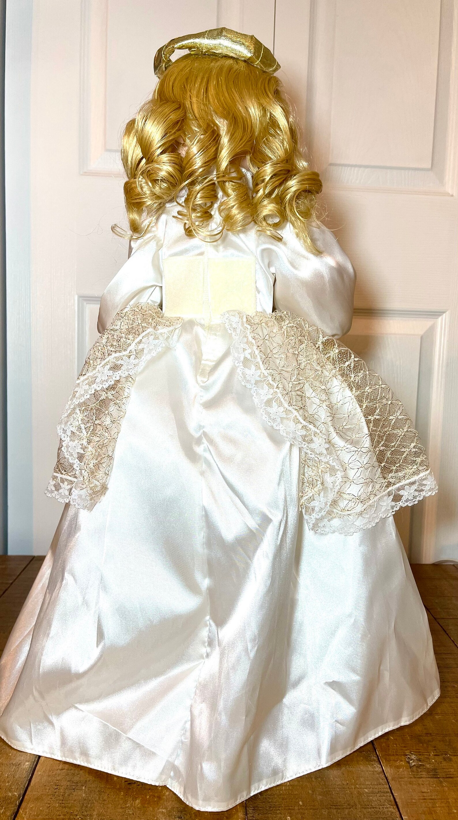 Vintage CHRISTMAS ANGEL Doll 24 With White Dress by Etsy