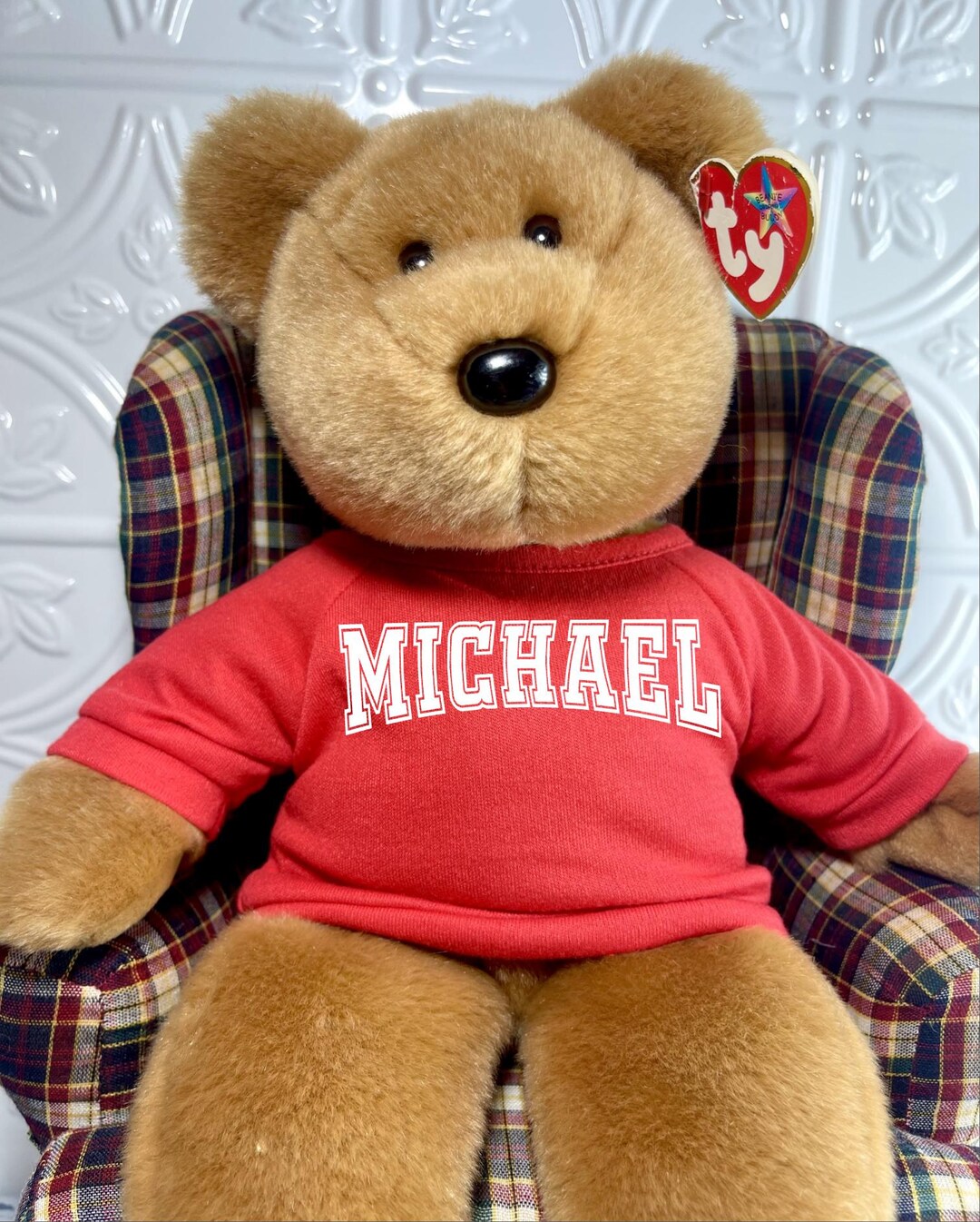 Personalized Teddy Bear Shirt: Custom Name Plushie Clothes - Etsy