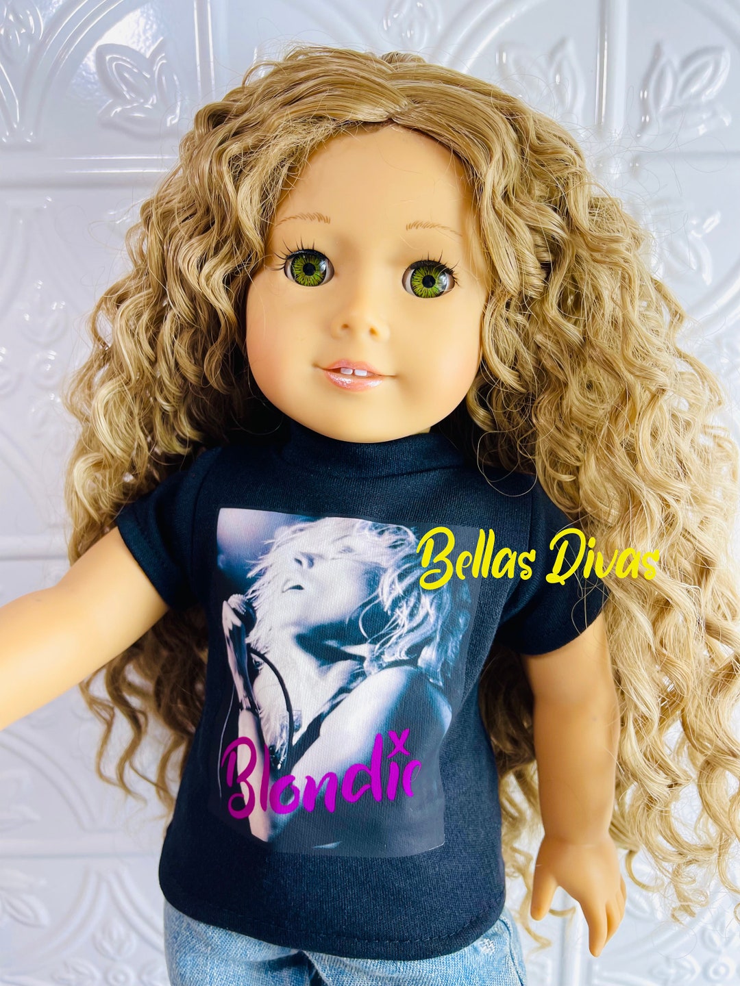 18 Doll ROCK BAND Singer Music Custom Doll Tshirt create Your Own