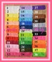 SUPER SALE 10pc Crochet Headbands 1.5' MIX of your choice 38 Colors, to make Flower Headbands, Baby tutus- skirts -Baby- Girls,Toddler 