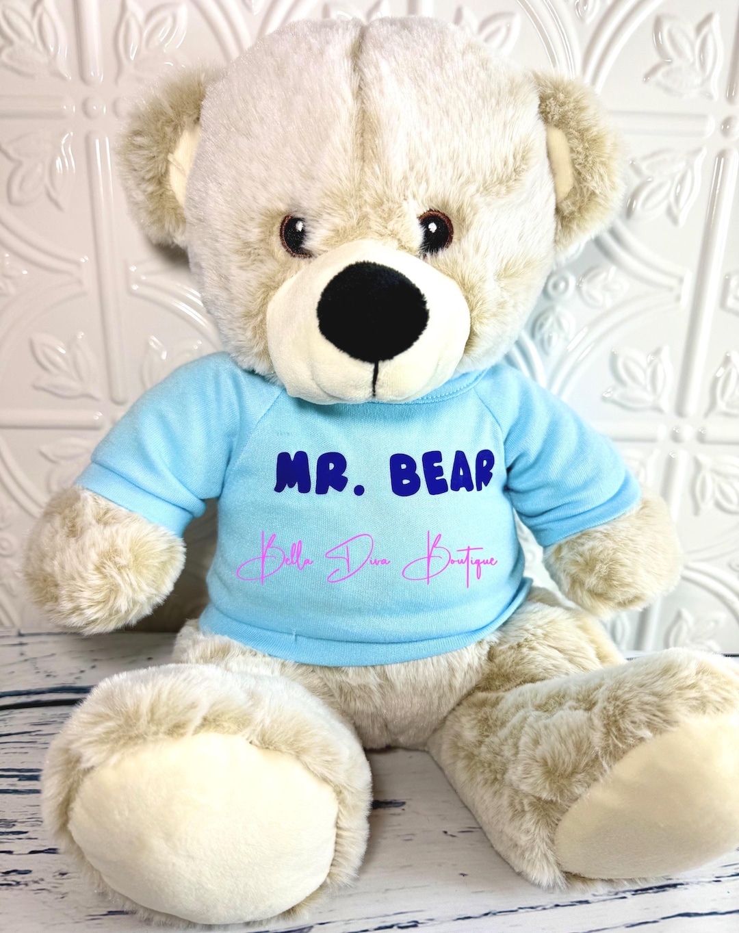 Personalized Teddy Bear Shirt: Custom Name Plushie Tee Fits Most 14 ...