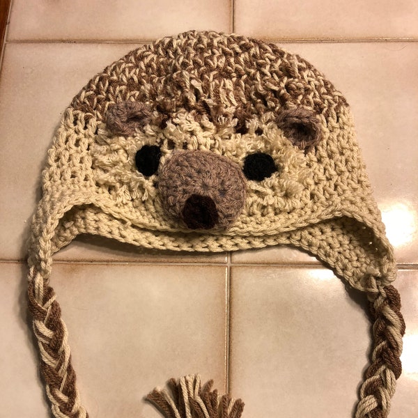 Hedgehog Crochet Hat