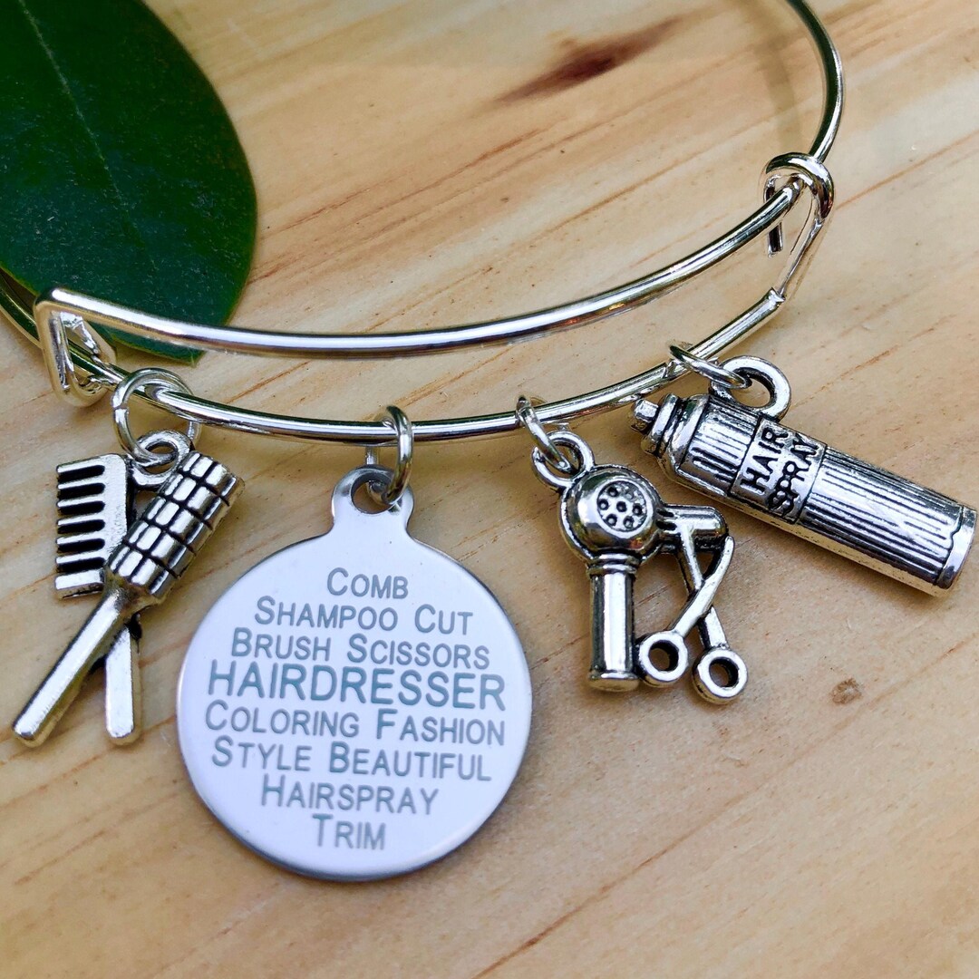 Alex And Ani Hairdresser Bracelet Hairdresser Hairdryer Hairspray