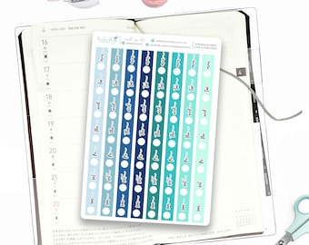 Ocean Air Hobonichi Date Cover Stickers |  Summer Date Cover Stickers for Hobonichi Weeks