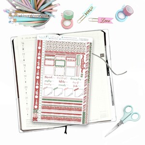 Hobonichi Weeks Weekly Kit Cozy Christmas / Hobonichi Weeks Weekly Spread / Themed Weekly Kits /  Christmas Weeks, Weekly Kit