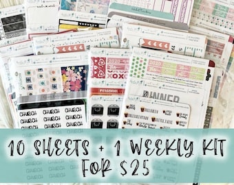 Grab Bag + Weekly Kit / NOT OOPS! / 10 Sheets + Weekly Kits Included!
