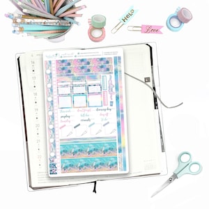 Hobonichi Weeks Weekly Kit I Washed Up Like This / Hobonichi Weeks Weekly Spread / Themed Weekly Kits / Mermaid Hobo Weeks, Weekly Kit