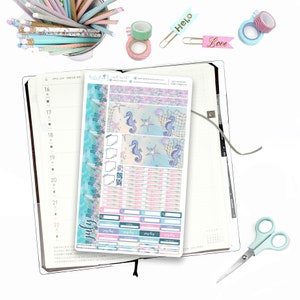 Hobonichi Weeks July Mermaid Monthly Kit / Hobonichi Weeks Monthly Spread / Themed Monthly Kits / July Hobo Weeks, Monthly Hobonichi Kit