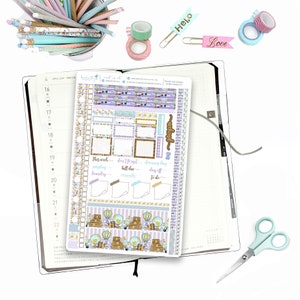 Hobonichi Weeks Weekly Kit Travel The World / Hobonichi Weeks Weekly Spread / Themed Weekly Kits / Travel The World Hobo Weeks, Weekly Kit