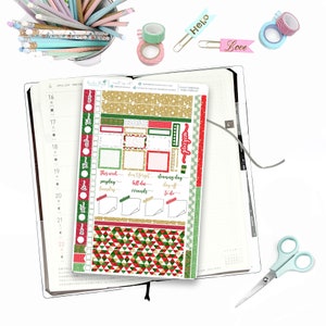 Hobonichi Weeks Weekly Kit Glam Christmas / Hobonichi Weeks Weekly Spread / Themed Weekly Kits /  Christmas Weeks, Weekly Kit
