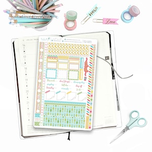 Hobonichi Weeks Weekly Kit Life&#39;s a Garden / Hobonichi Weeks Weekly Spread / Themed Weekly Kits / Life&#39;s a Garden Hobo Weeks, Weekly Kit
