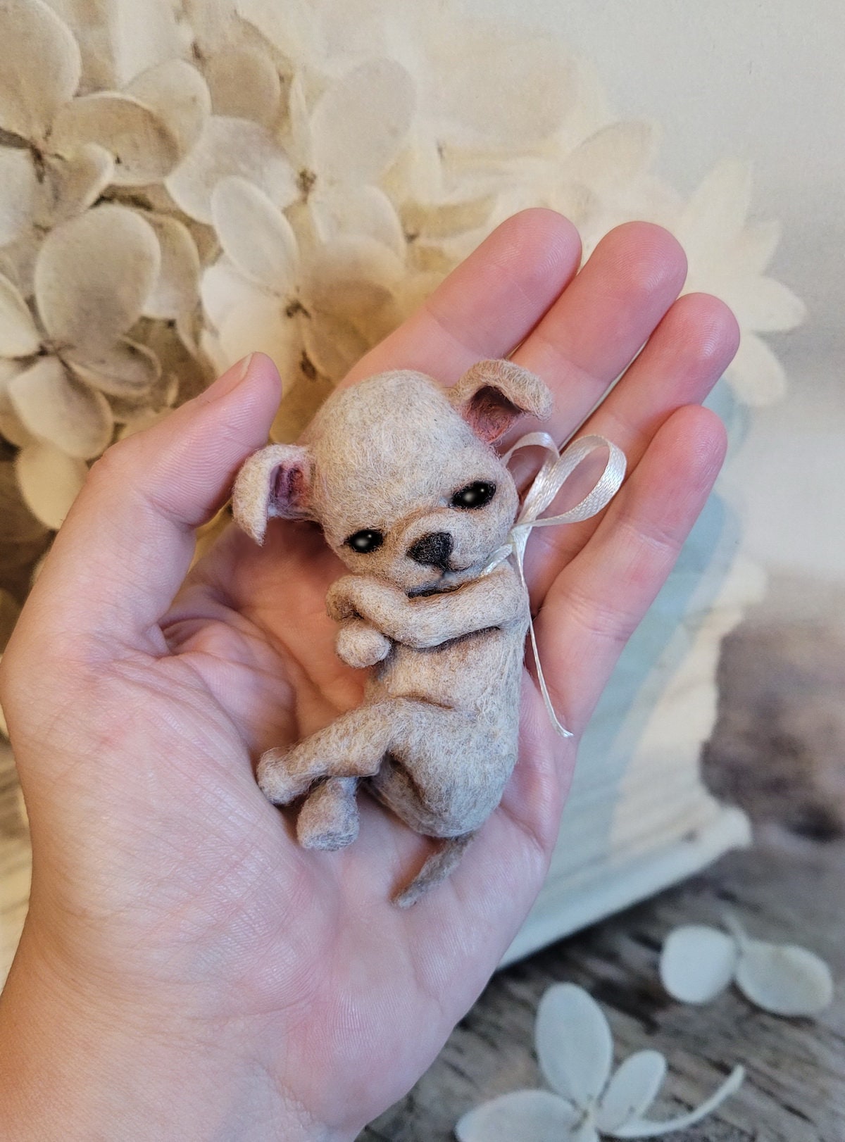 OOAK Cute Little Baby Chihuahua Puppy Dog Puppy Artist Handmade