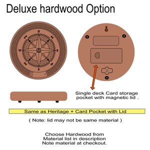 Fishing Village Cribbage Board 3d Relief Carved And Pegs image 6