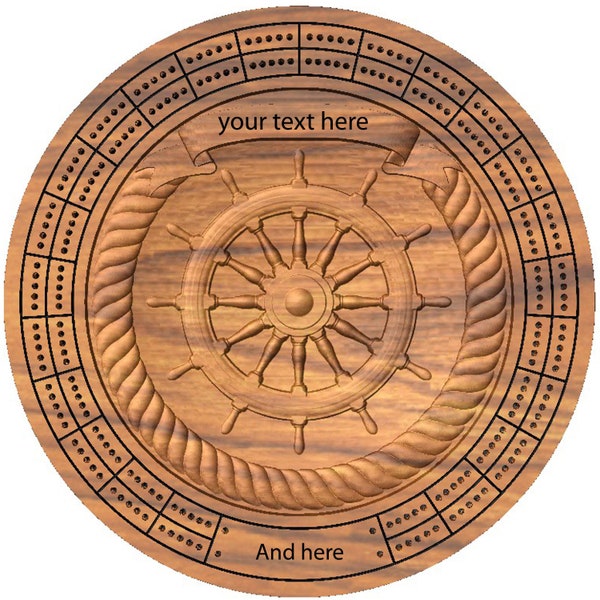 Cribbage Board Boat Etsy