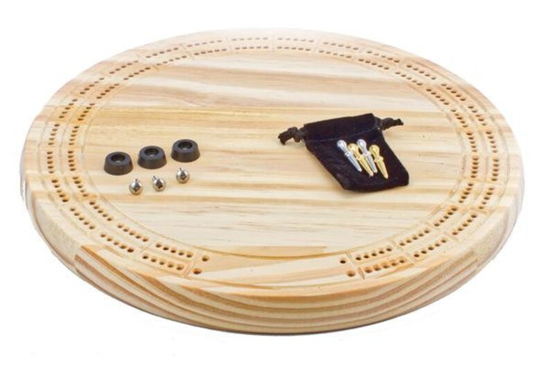 Blank Craft DIY Cribbage Board With Pegs Etsy