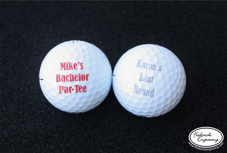 SHIPS FAST Personalized Golf Balls Custom Golf Gift for Dad Etsy