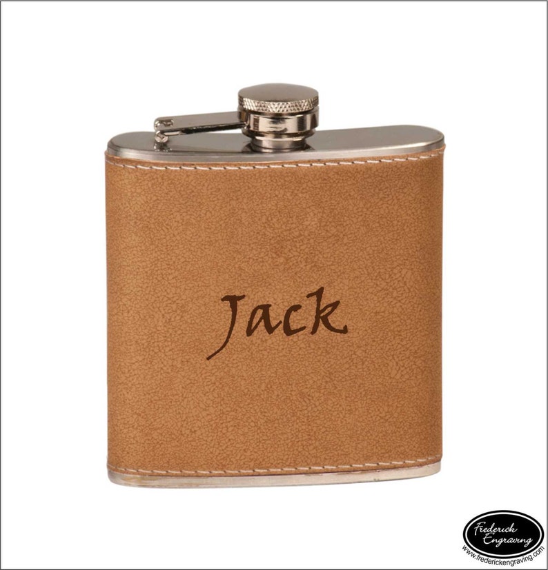 Personalized Flask Custom Flask Leather Flasks Engraved Etsy