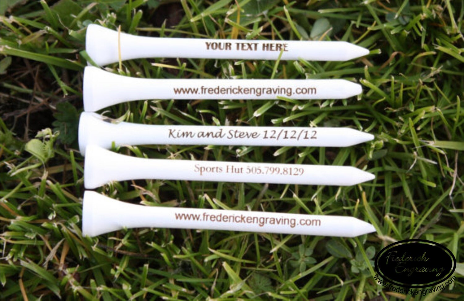 SHIPS FAST Personalized Laser Engraved Golf Tees Custom Golf Etsy