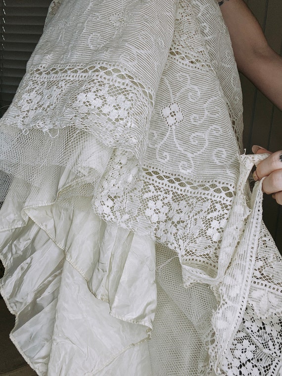 antique/vintage white lace dress. SALE - image 8