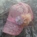 Ladies Shabby Chic Lace Baseball Hat