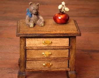 Vintage Miniature Chest for Your Dollhouse