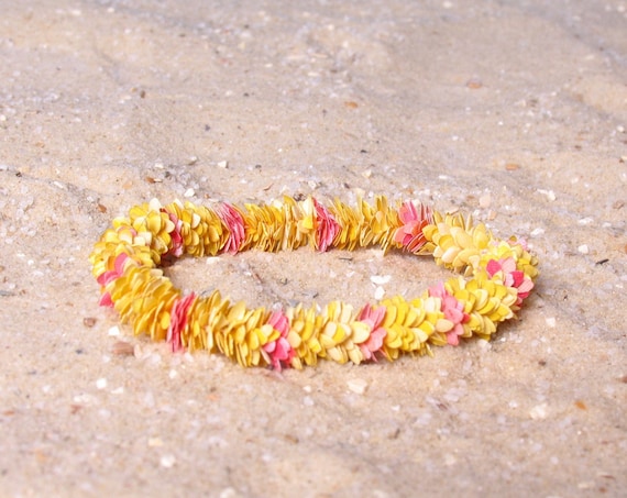 Miniatur-Hawaii-Blumenkette (Hawaiian Lei) in 1 zu 6