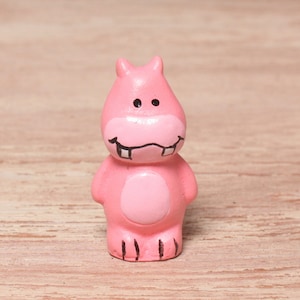 Miniature Toy Hippo for Your Dollhouse