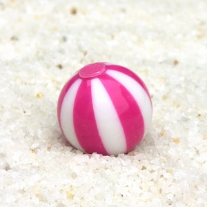 Pink Miniature Beach Ball for Your Dollhouse
