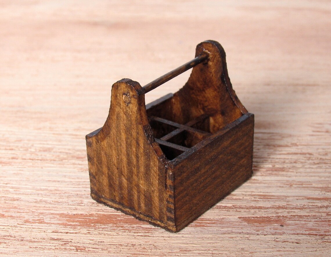 Rustic Miniature Beer Case for Your Dollhouse - Etsy
