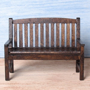 Miniature Garden Bench for Your Fairy Garden