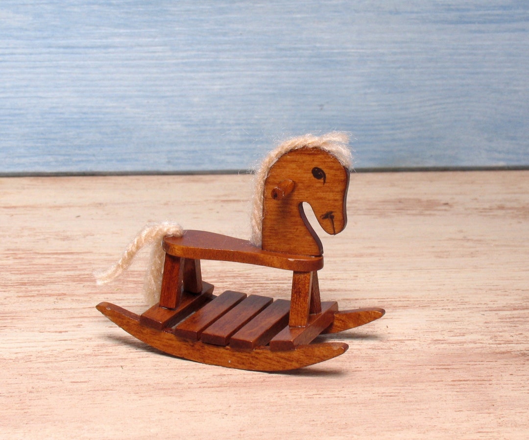 Miniature rocking horse discount